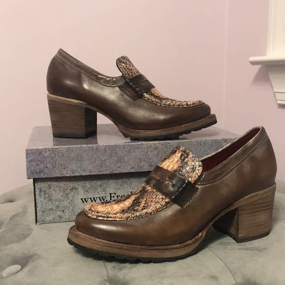 Freebird by Steven Bristol Pink Multi Leather Loafer Shoes. - Picture 3 of 7